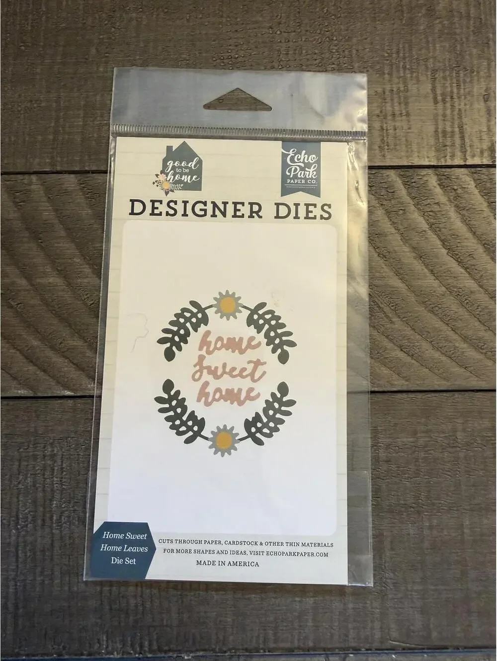 Echo Park Paper Designer Dies Home Sweet Home Leaves Die Set